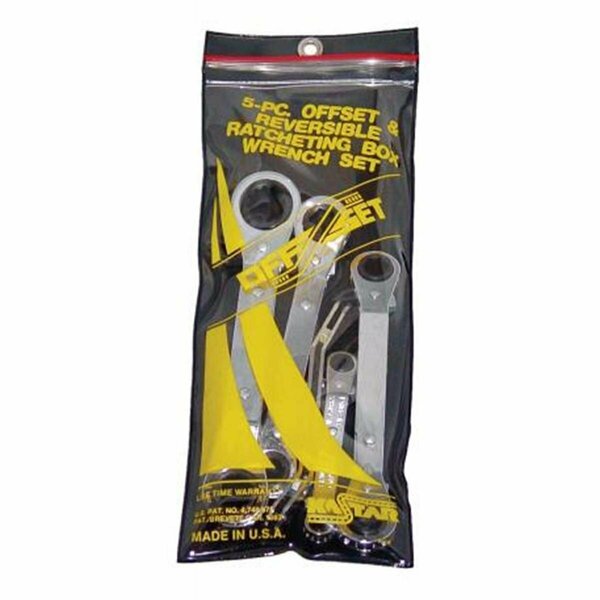 Kastar Rowm-5 5 Piece Met Ratcheting Box Wrench-Pouch, 5PK KH512M